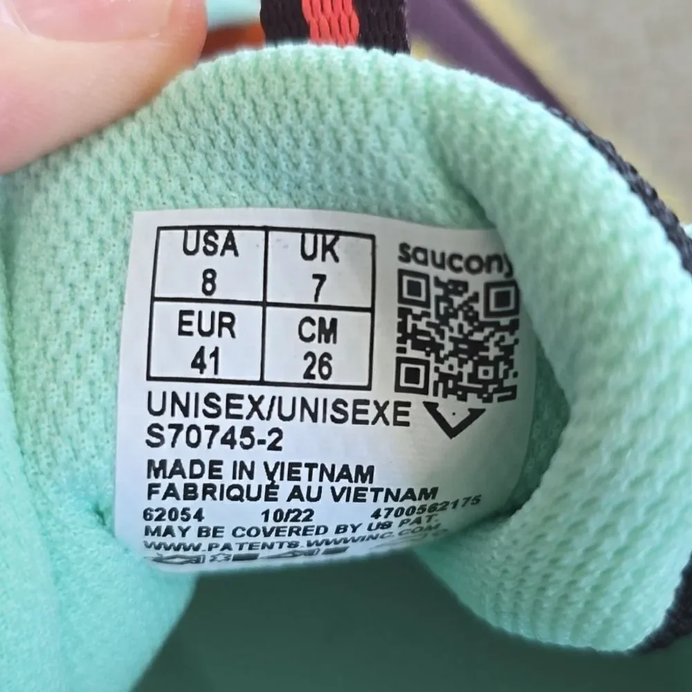 Saucony 3D Grid Hurricane Trailian Colorful Unisex Sneaker Shoes-Size 9.5